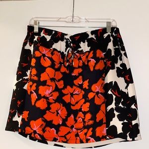 A.L.C. Nicholson Floral Print Drawstring Skirt Size 6